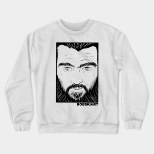 The face - black lines Crewneck Sweatshirt